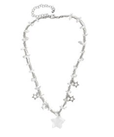 WEGO Lスターストーンデザインネックレス