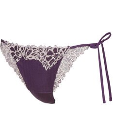 WACOAL Ｔバック ショーツ 【リボンブラ 脇すっきり】 BRB433とペア はきこみ丈あさめ バックのかぶりが広め ソング レディース PRA433 /ワコール