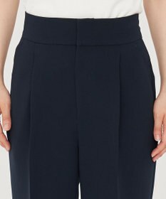 uncrave 【防シワ・洗濯機洗い可】ウォッシャブルダブルクロス テーパード パンツ