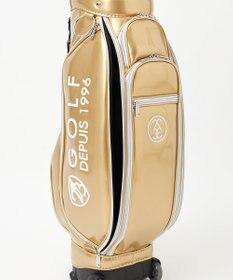 23区GOLF 【UNISEX】エレガントエナメルキャディバッグ　キャスター付きで移動もラクチン