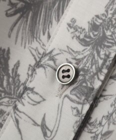 YECCA VECCA サファリ柄フレアシャツワンピース