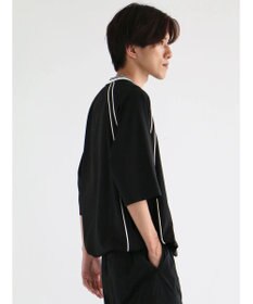 CRAFT STANDARD BOUTIQUE 接触冷感/UVカット/イージーケア/ストレッチ/ゲームシャツ-B