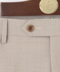 J.PRESS MEN 【PEPPIN MERINO COMFORT】ジオメトリックドビー スラックス