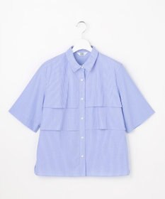 J.PRESS LADIES S 【一枚で着映え】タイプライターストライプ シャツ