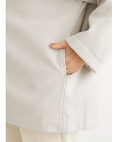 Green Parks 洗えるノーカラーショートコート