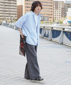 WEGO 【ユニセックス着用ITEM/シワになりにくい】イージーケアオックスフォードシャツ（S）