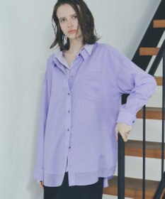 YECCA VECCA シアーレイヤードシャツ