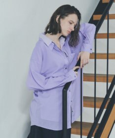 YECCA VECCA シアーレイヤードシャツ