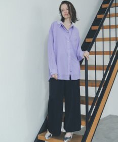 YECCA VECCA シアーレイヤードシャツ