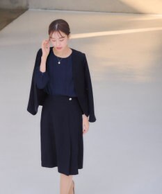 Tiaclasse L 【ダブルクロス・洗える】カラーレスジャケット