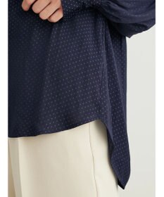 Green Parks とろみ衿フリルブラウス