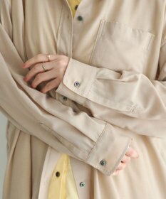 YECCA VECCA シアーレイヤードシャツ