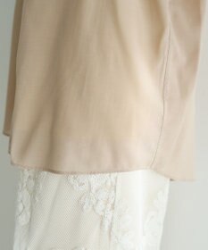 YECCA VECCA シアーレイヤードシャツ