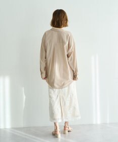 YECCA VECCA シアーレイヤードシャツ