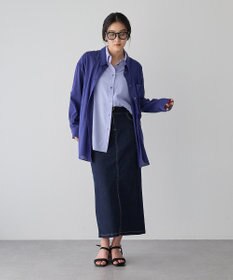 YECCA VECCA シアーレイヤードシャツ