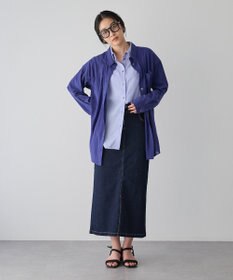 YECCA VECCA シアーレイヤードシャツ