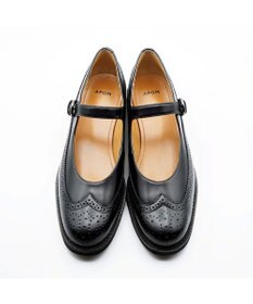 APOM 本革メリージェーンブローグシューズ 30
