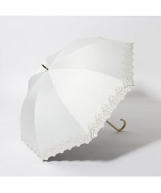 UNBILLION cache nez / フラワーラメ刺繍ショートパラソル