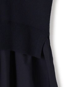 ICB レーヨンシルクストレッチブレンド ドッキングペプラムプルオーバー