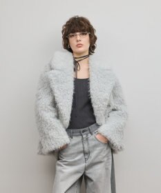 GRACE CONTINENTAL フェイクファーPコート