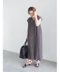 Te chichi シャンブレーボイルテントマキシワンピース