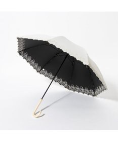 UNBILLION cache nez / フラワーラメ刺繍ショートパラソル