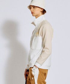 PW CIRCULUS 今が旬トップス！【ドライな肌触り / UV遮蔽率98.9% UVカット / ストレッチ】【MEN】ワッフルハーフジップトップス  ゴルフ