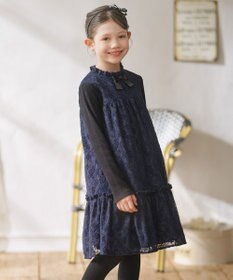 組曲 KIDS 【110-140㎝】スノウレース ワンピース