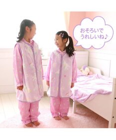 Mother garden マザーガーデン ユニコーン ふわふわ キッズ スリーパー 《ポップ柄》 M/L サイズ あったかベスト