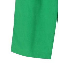 Green Parks 綿麻混リボン付ワイドパンツ