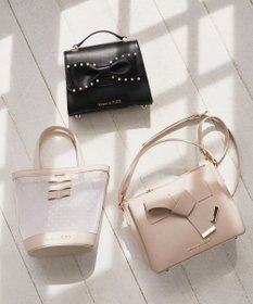 Maison de FLEUR パールリボンバッグ