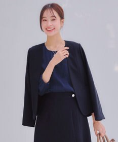 Tiaclasse L 【ダブルクロス・洗える】カラーレスジャケット