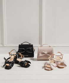 Maison de FLEUR パールリボンバッグ