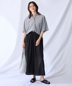 ANY 【接触冷感/UVカット/抗菌防臭/速乾】エニィファンクション半袖シャツブラウス