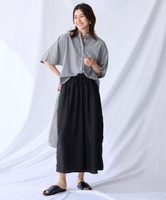 ANY 【接触冷感/UVカット/抗菌防臭/速乾】エニィファンクション半袖シャツブラウス