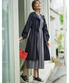 ANY SIS 【撥水】シャーリングシャツ ワンピース