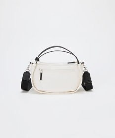 TOPKAPI 【Breath TOPKAPI】【撥水】ツヤ ナイロン ショルダー付き ラウンド トートバッグ