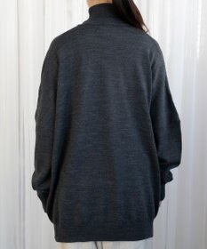 muuc エクストラファインメリノ・V襟オーバーサイズカーディガン