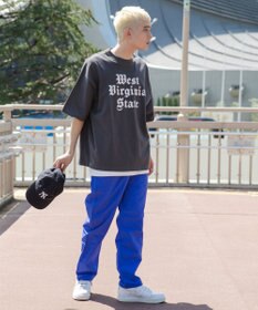 WEGO ナイロンイージーパンツ