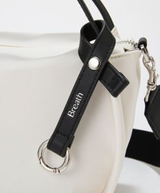 TOPKAPI 【Breath TOPKAPI】【撥水】ツヤ ナイロン ショルダー付き ラウンド トートバッグ