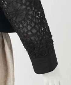 23区 【GOLD LABEL】オーガンジーテープエンブロイダリー ブラウス