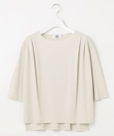 J.PRESS LADIES 【洗える・抗菌防臭・接触冷感・吸水速乾】ドライポンチ ボートネック カットソー