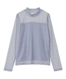 earth music&ecology レースドッキングプルオーバー