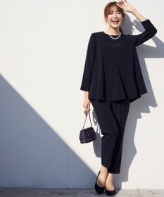 ANY SIS L 【洗える】セレモニーダブルクロス ブラウス