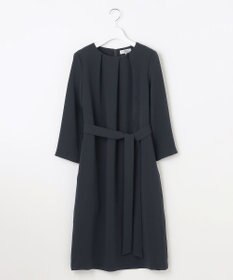 J.PRESS LADIES S 【WEB限定カラーあり・洗える】セラテリーダブルクロス ワンピース