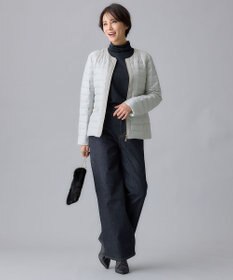 自由区 【洗える】365DENIMワイドストレート パンツ