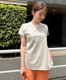 UNFILO 【UVケア/接触冷感】汗ジミ防止 撥水ロゴT