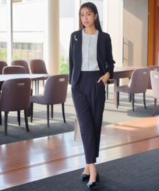 Tiaclasse L 【ダブルクロス・洗える】カラーレスジャケット