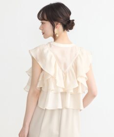 earth music&ecology SET2点フリルボレロ＋ナローワンピース