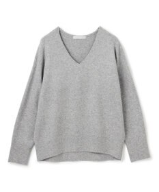 UNFILO ふわふわニット Vネック グレー